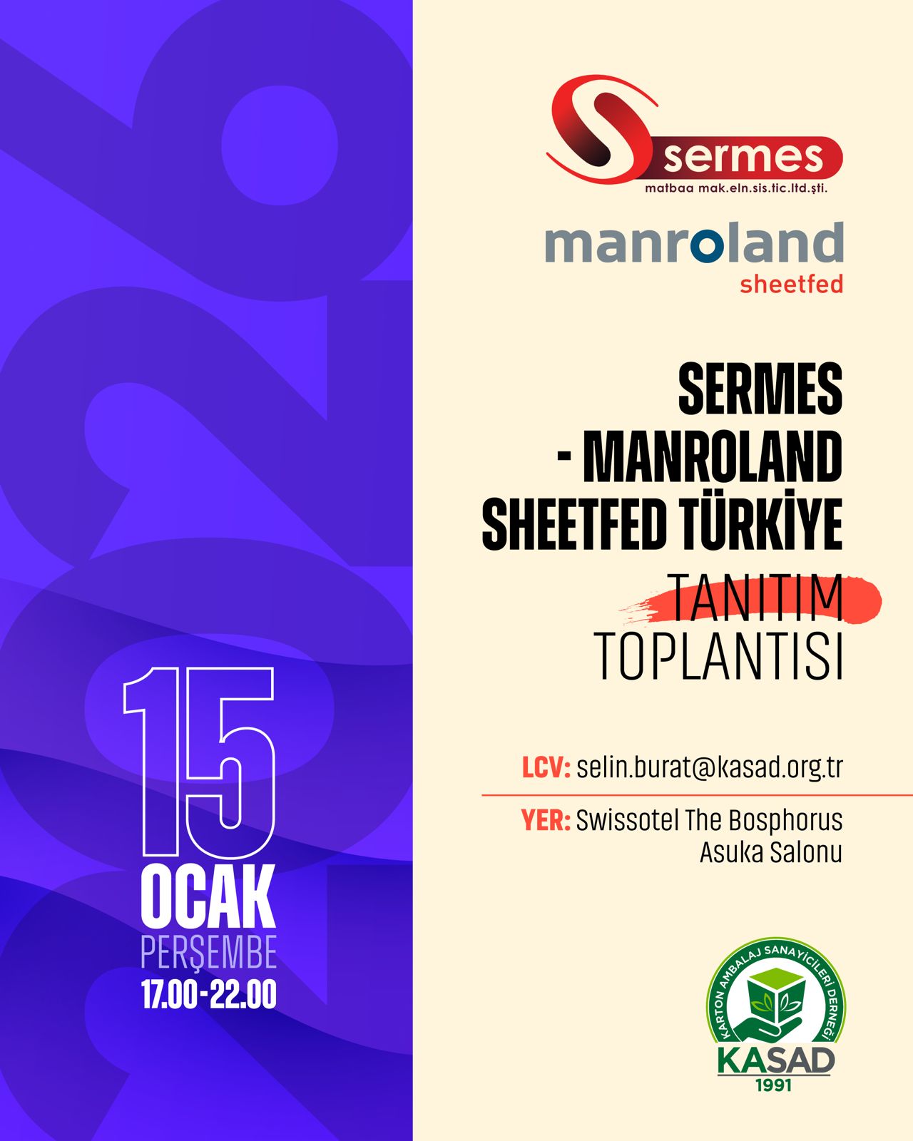 Sermes - ManRoland Türkiye Tanıtım Toplantısı – 15 Ocak 2026